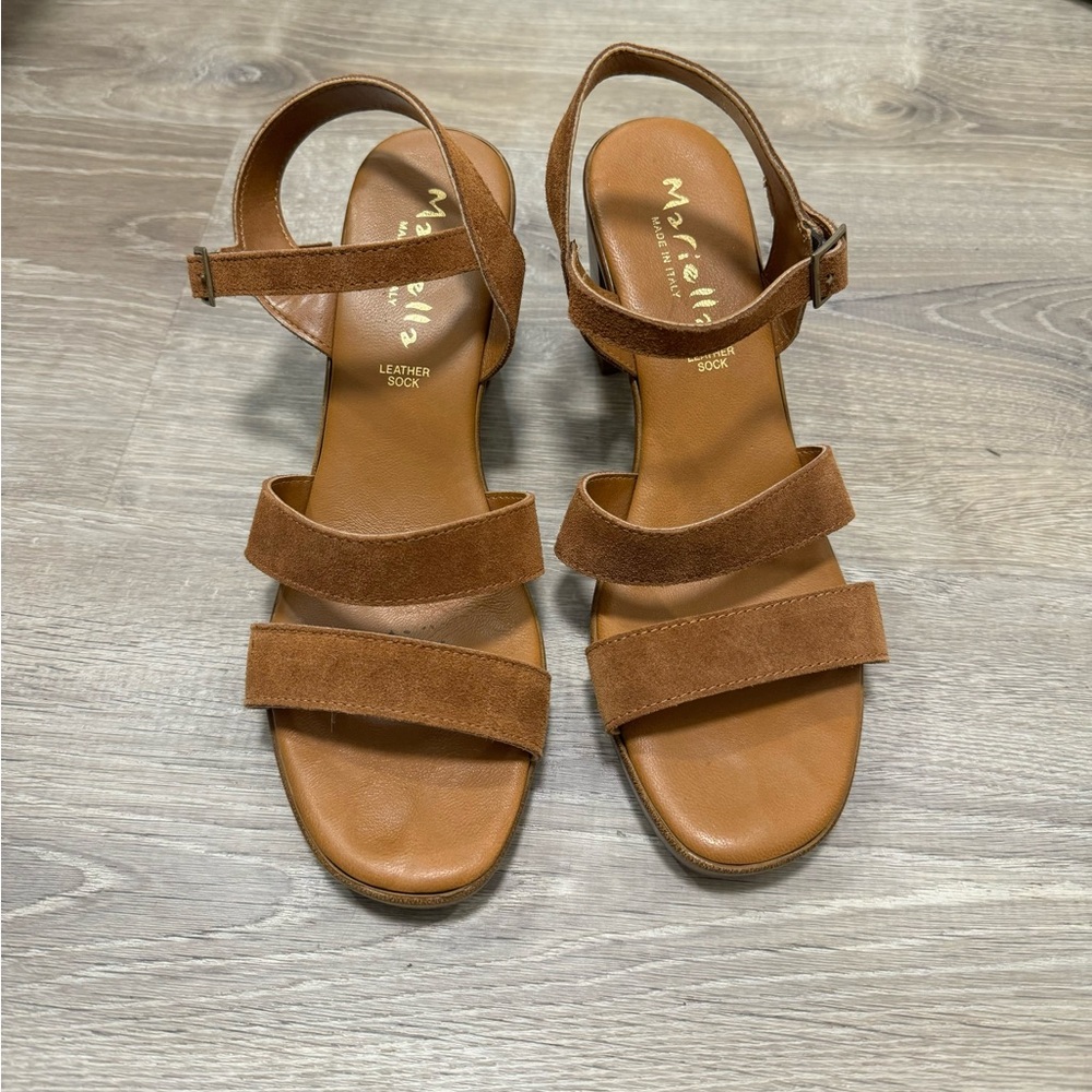 Brown Leather Heels